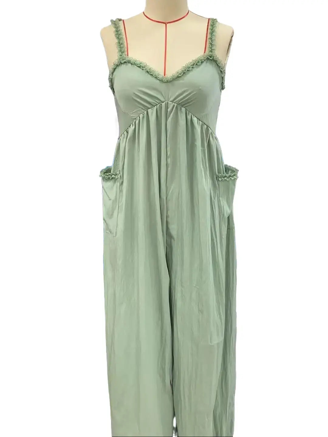 Women'S 1 Piece Jumpsuit, plus Size Solid Strapless Bandeau, Sleeveless Flowy Wide Leg for a Beach Holiday, One Piece Jumpsuits