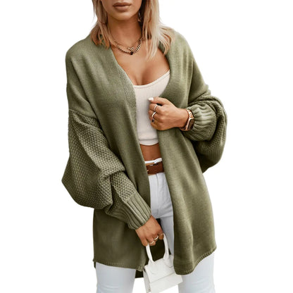 Imily Bela Women'S Fall Cardigans 2024 Trendy Open Front Batwing Sleeve Knit Oversized Long Cardigan Sweaters