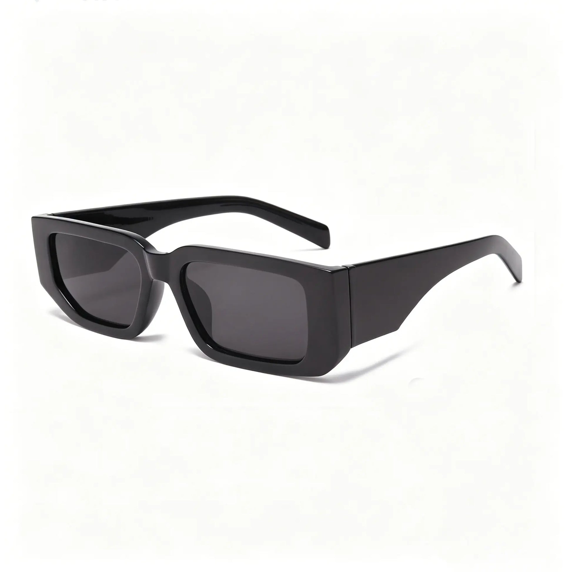 【{With Letters}】Fashion Retro Square Sunglasses for Men Women Classic Trendy Square Frame Shades UV400 Protection Sun Glasses Super Popular for All