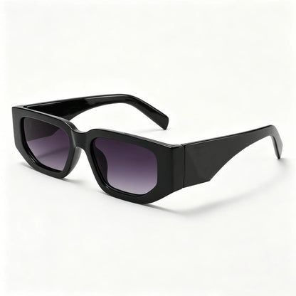 【{With Letters}】Fashion Retro Square Sunglasses for Men Women Classic Trendy Square Frame Shades UV400 Protection Sun Glasses Super Popular for All