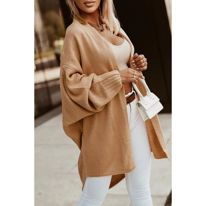 Imily Bela Women'S Fall Cardigans 2024 Trendy Open Front Batwing Sleeve Knit Oversized Long Cardigan Sweaters