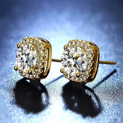 Regal Royal Vintage 9Mm Star Disk S925 Sterling Silver Gender Neutral Stud Earrings, Timeless Noble Elegant Unisex Ear Jewelry for Men & Women, Comes with Genuine Certificate of Authenticity, Premium Luxury Black Friday Gift