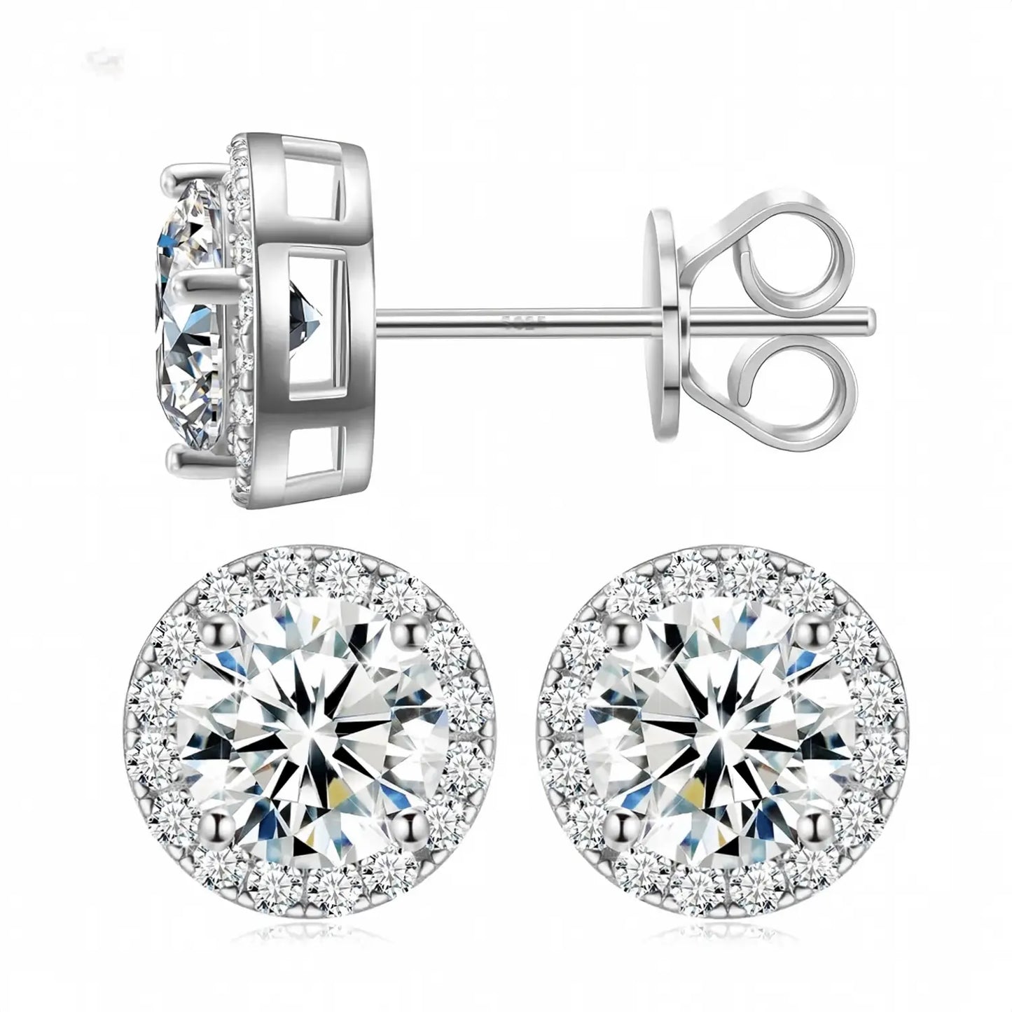 Regal Royal Vintage 9Mm Star Disk S925 Sterling Silver Gender Neutral Stud Earrings, Timeless Noble Elegant Unisex Ear Jewelry for Men & Women, Comes with Genuine Certificate of Authenticity, Premium Luxury Black Friday Gift