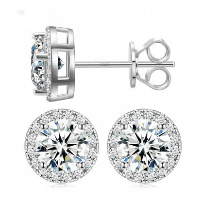 Regal Royal Vintage 9Mm Star Disk S925 Sterling Silver Gender Neutral Stud Earrings, Timeless Noble Elegant Unisex Ear Jewelry for Men & Women, Comes with Genuine Certificate of Authenticity, Premium Luxury Black Friday Gift