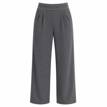 Women'S Elastic High-Waisted Wide Leg Pants - American Retro Loose Straight Lightweight Quick-Dry Breathable Casual Everyday Chic Bottoms 2026 New Casual Sports Trousers High-Quality Fabric Oner Active Soft Motion