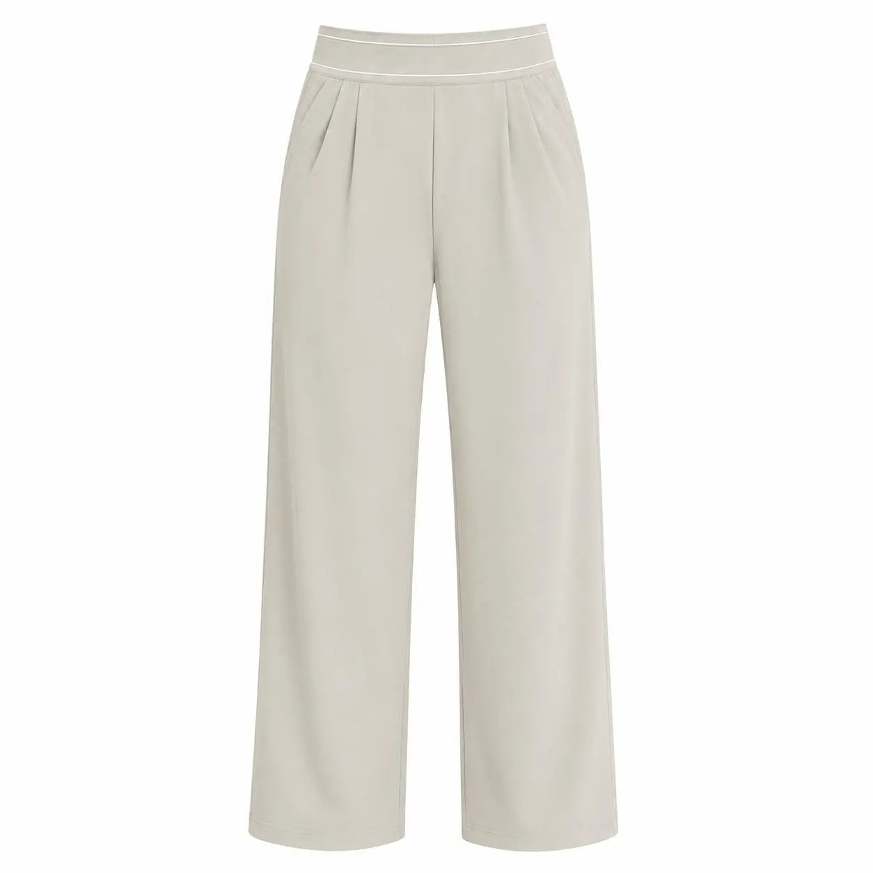 Women'S Elastic High-Waisted Wide Leg Pants - American Retro Loose Straight Lightweight Quick-Dry Breathable Casual Everyday Chic Bottoms 2026 New Casual Sports Trousers High-Quality Fabric Oner Active Soft Motion